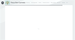 Desktop Screenshot of fincadoncarmelo.com