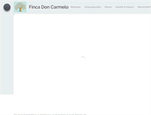 Tablet Screenshot of fincadoncarmelo.com